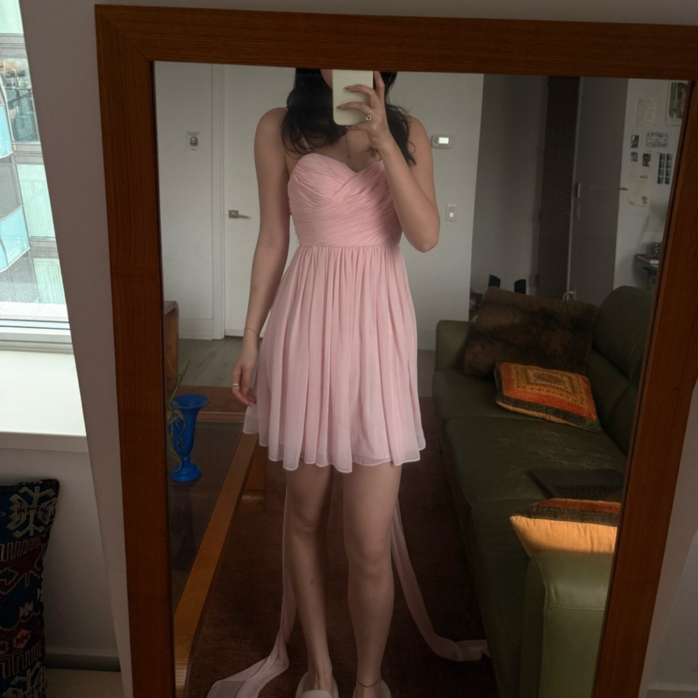 Jill Stuart Blush Pink Chiffon Dress | Size 0 | NWT